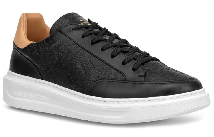LOUIS VUITTON Beverly Hills Sneakers 'Black Monogram with Caramel Top' 1A7WGL - 2