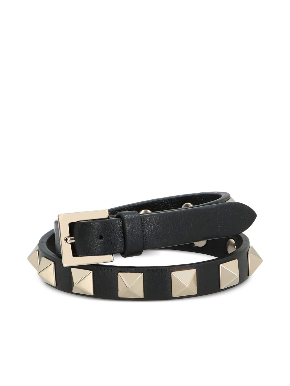 Rockstud leather bracelet - 3