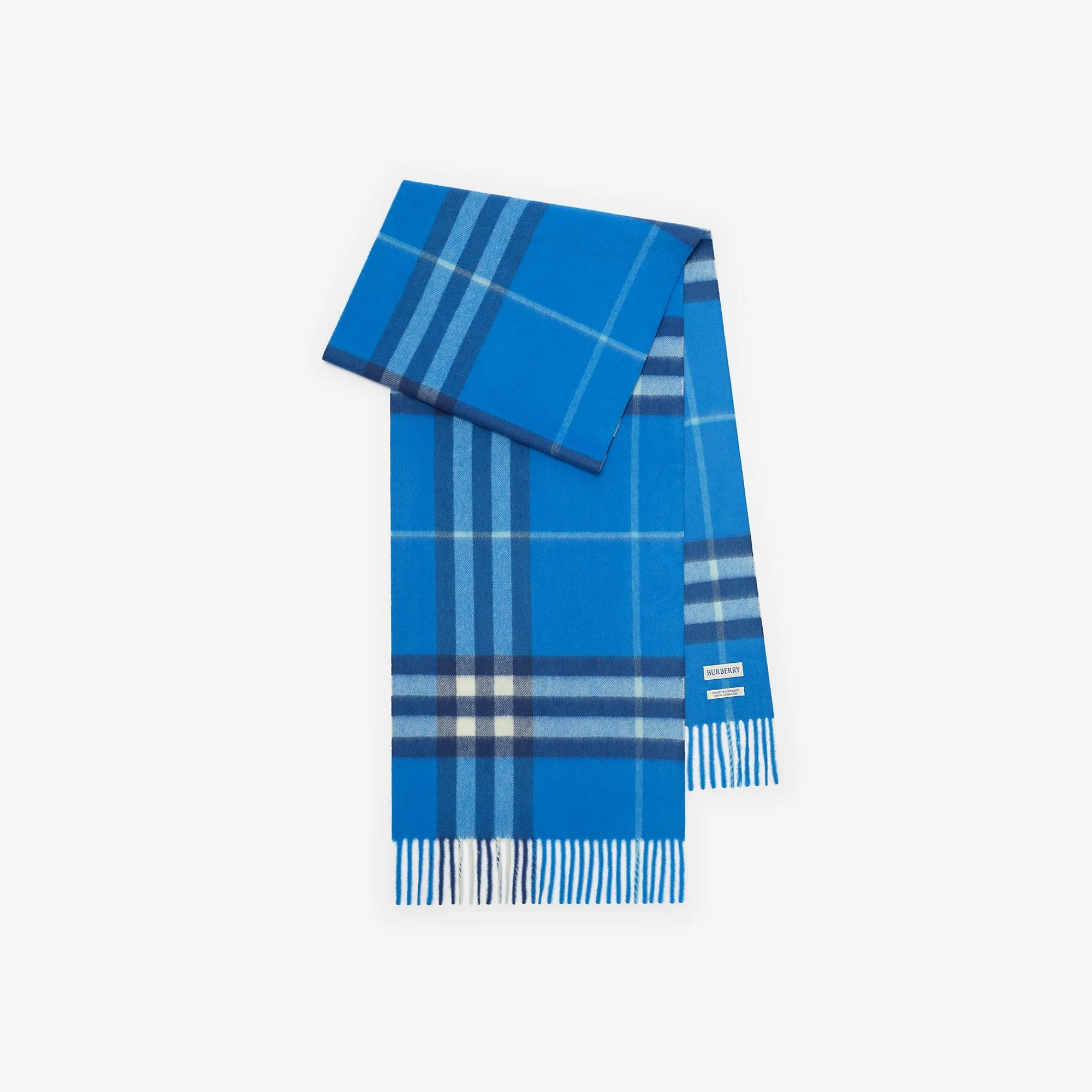 Check Cashmere Scarf - 1
