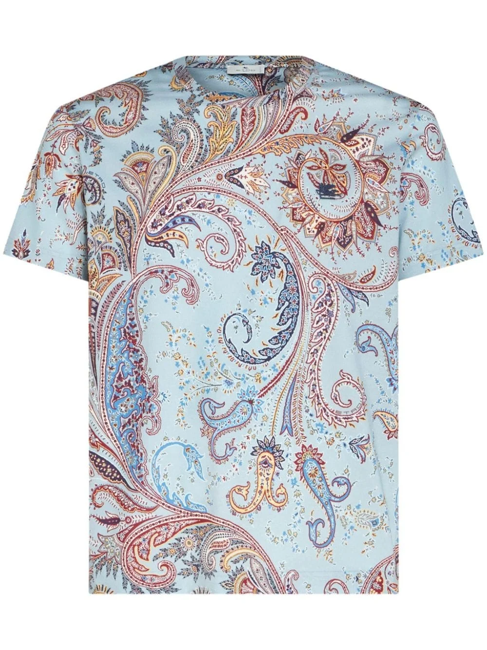 paisley-print cotton T-shirt - 1