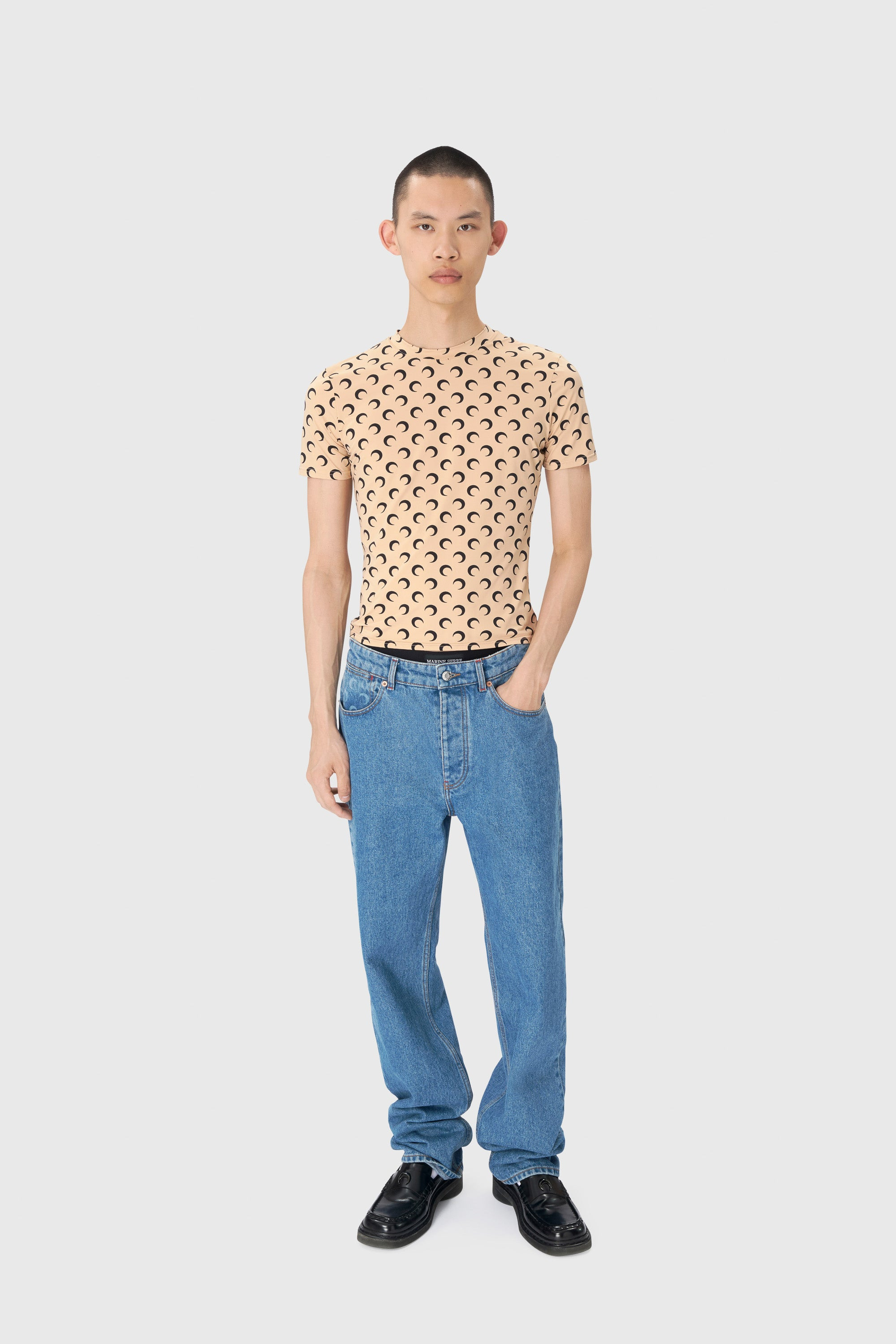 Recycled Moon Jersey Second Skin Short Sleeves Top - 2