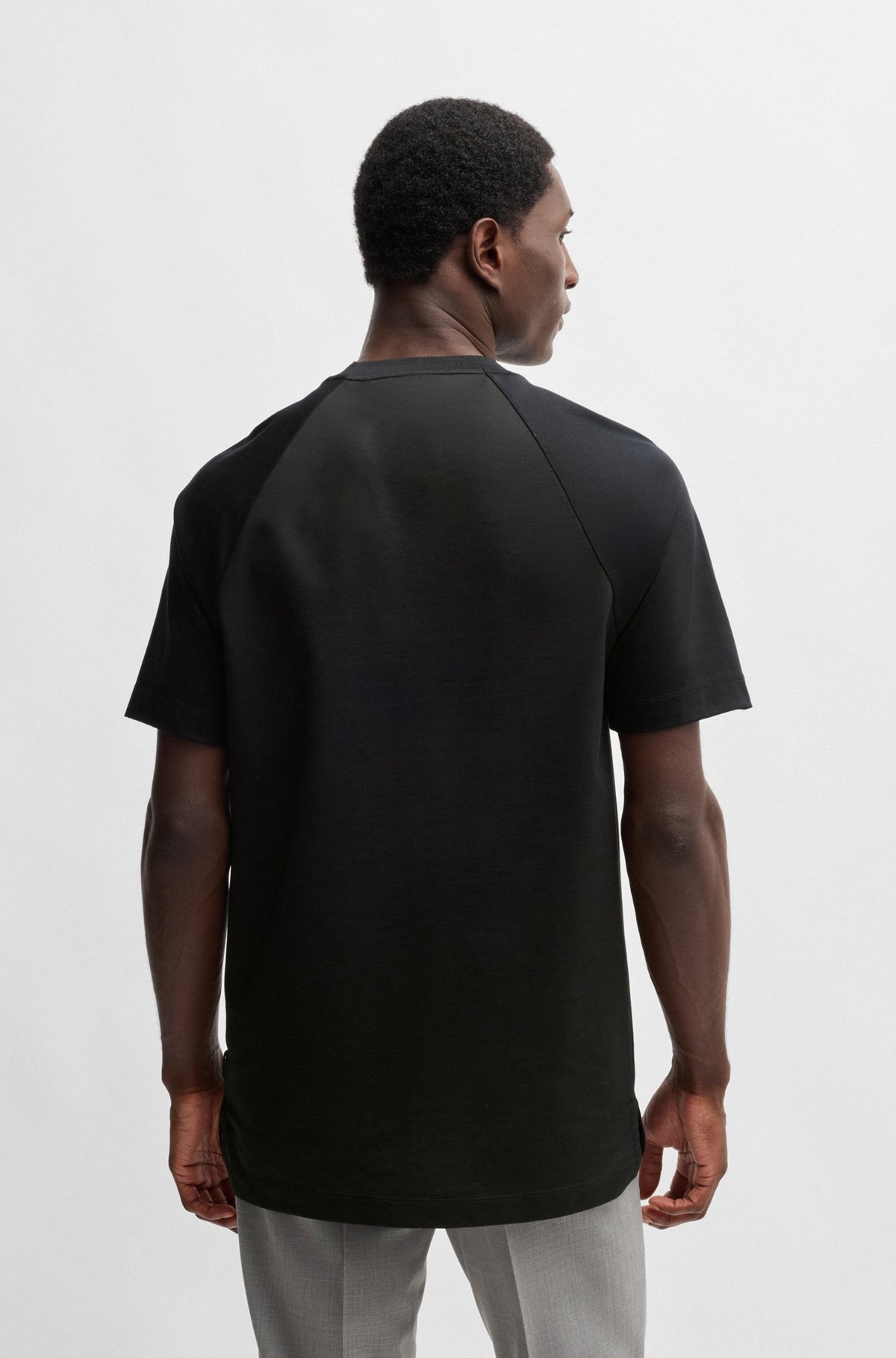 REGULAR-FIT T-SHIRT WITH STRUCTURED BODY - 5