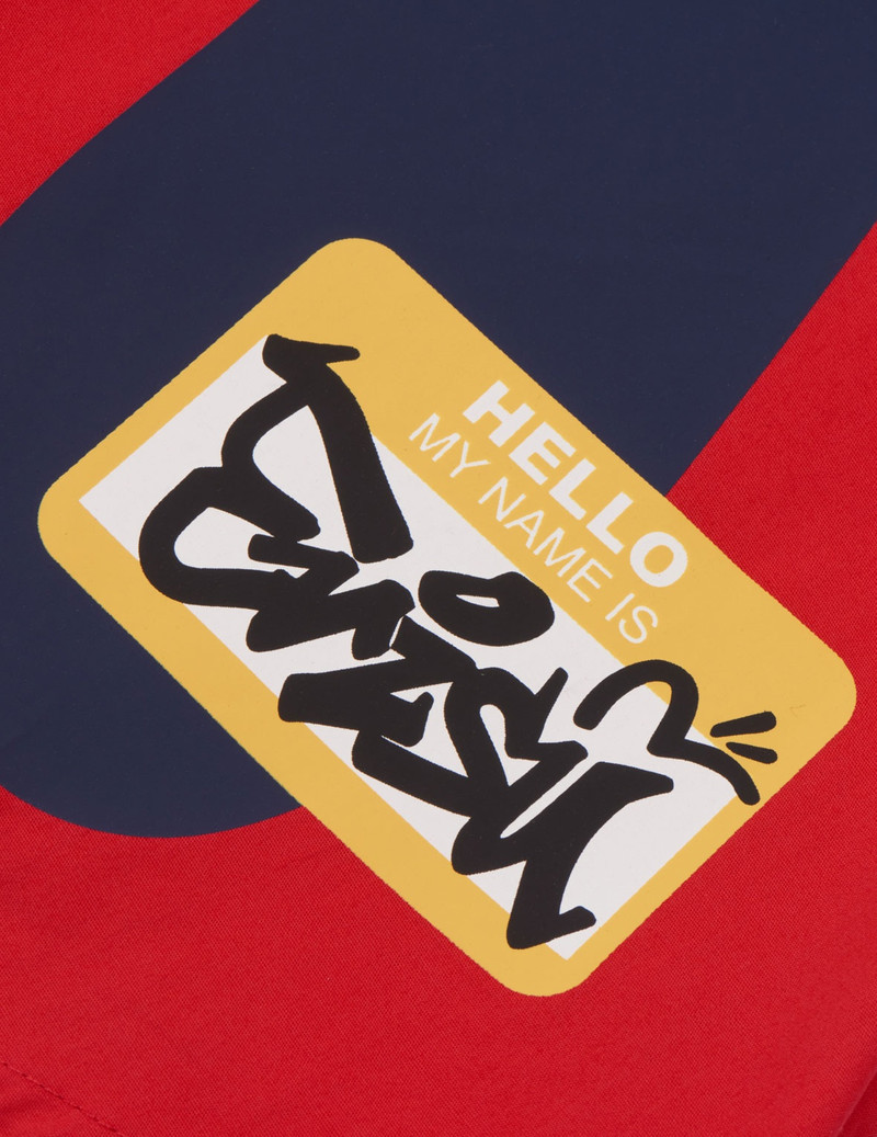 GRAFFITI STICKER WITH DAICOCK PRINT BOXER SHORTS 4