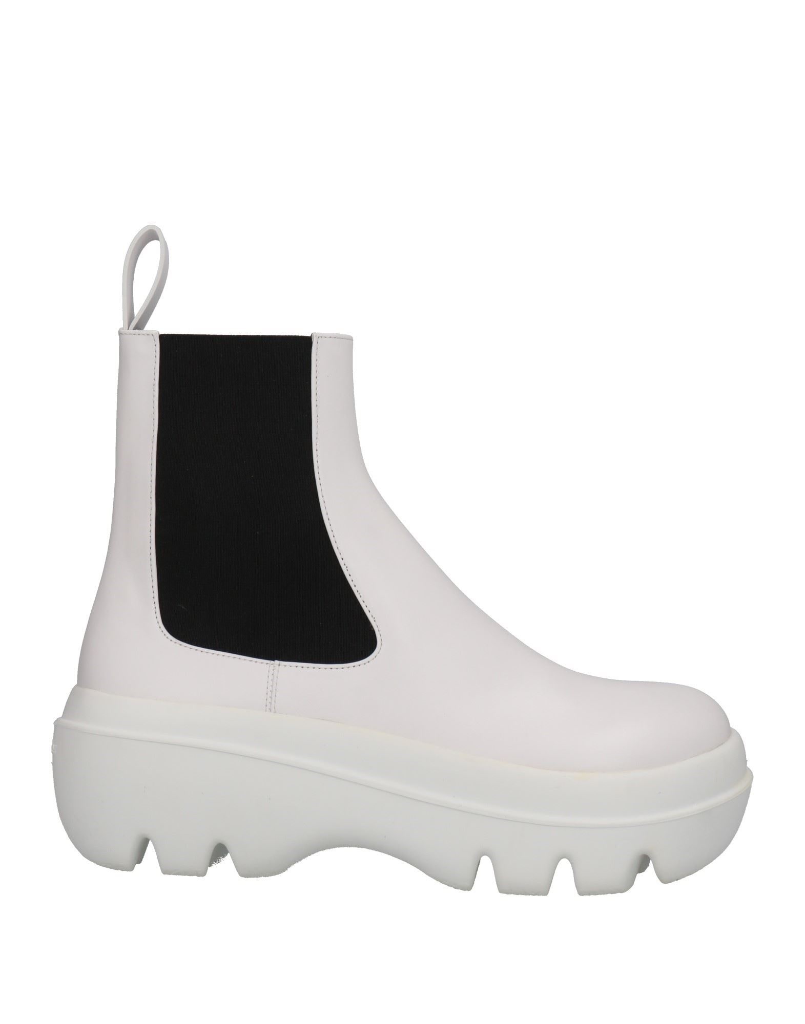 White Women's Ankle Boot - 1