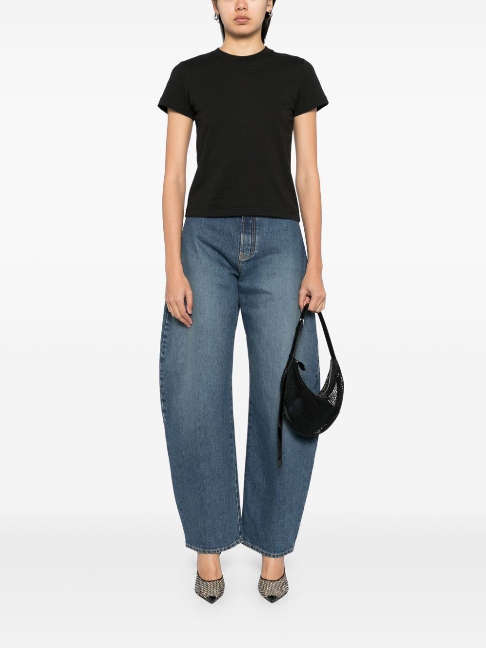 embroidered logo T-shirt - 2
