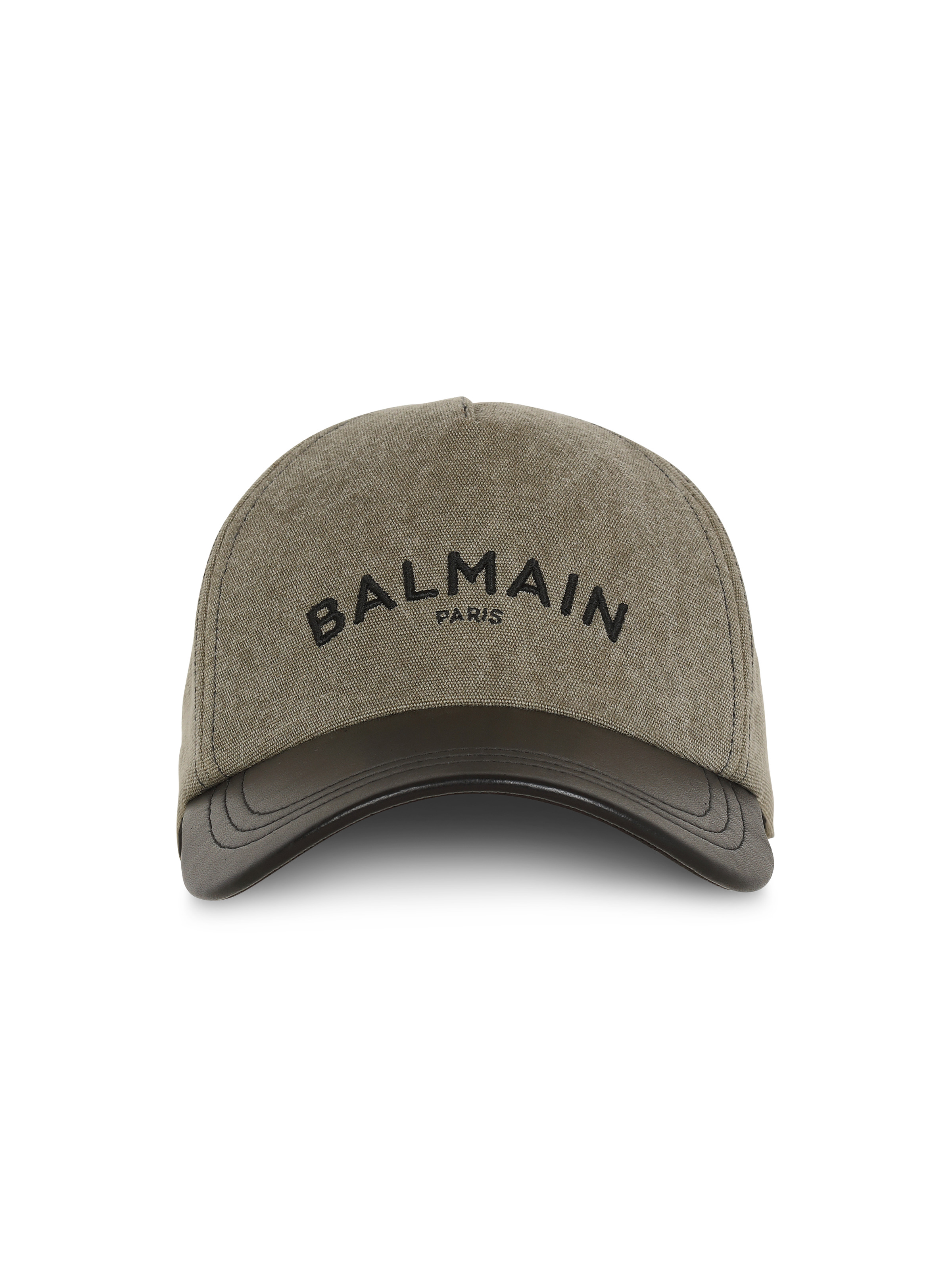 Cotton cap with Balmain logo - 1