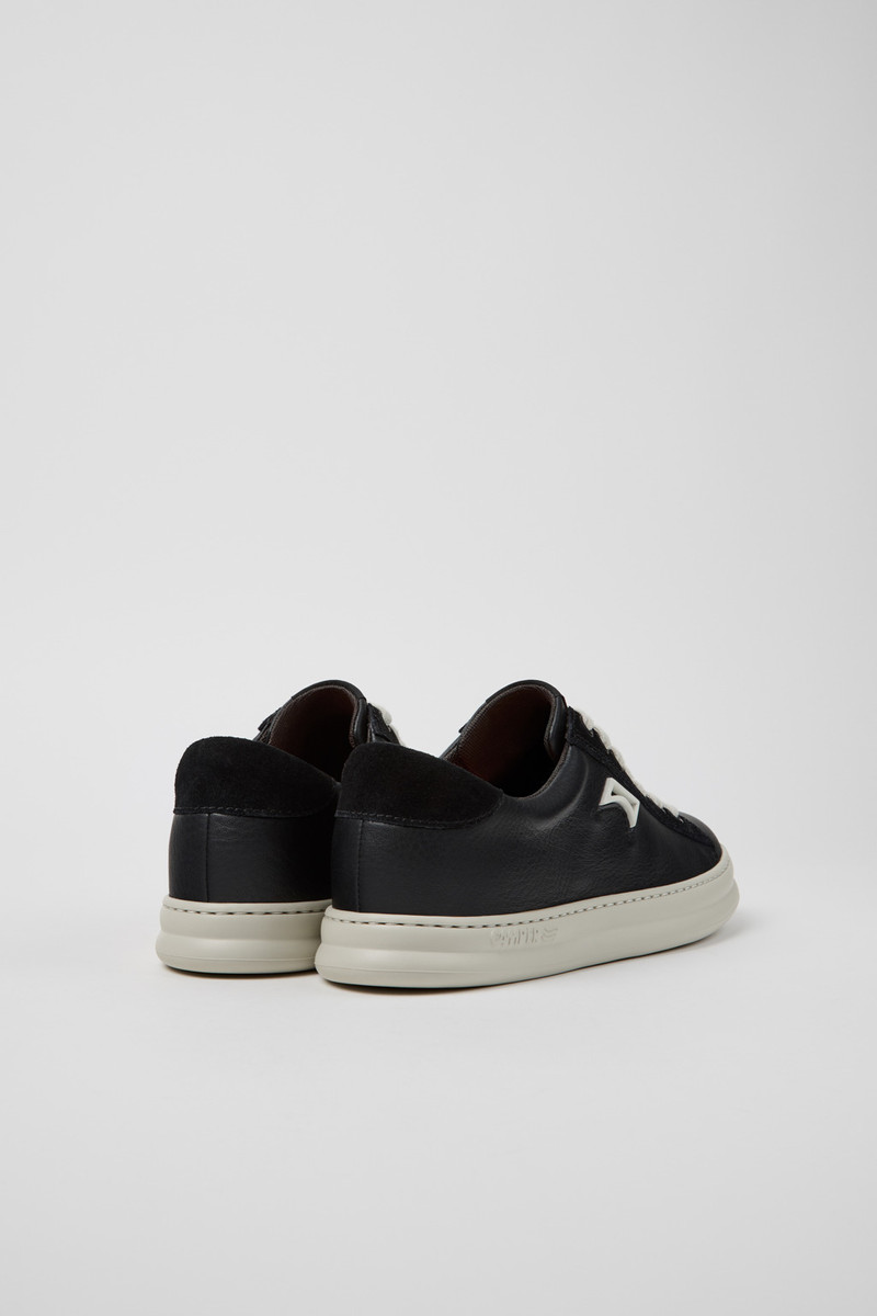 CAMPERLAB Black Leather and Nubuck Sneakers for Men. outlook