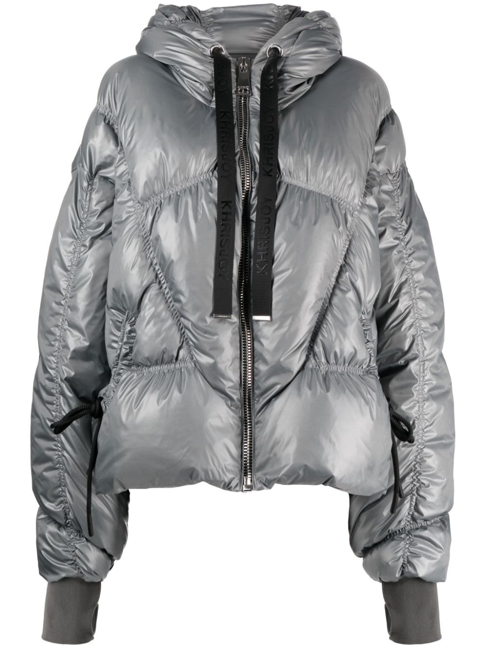 Iconic metallic-effect padded jacket - 1