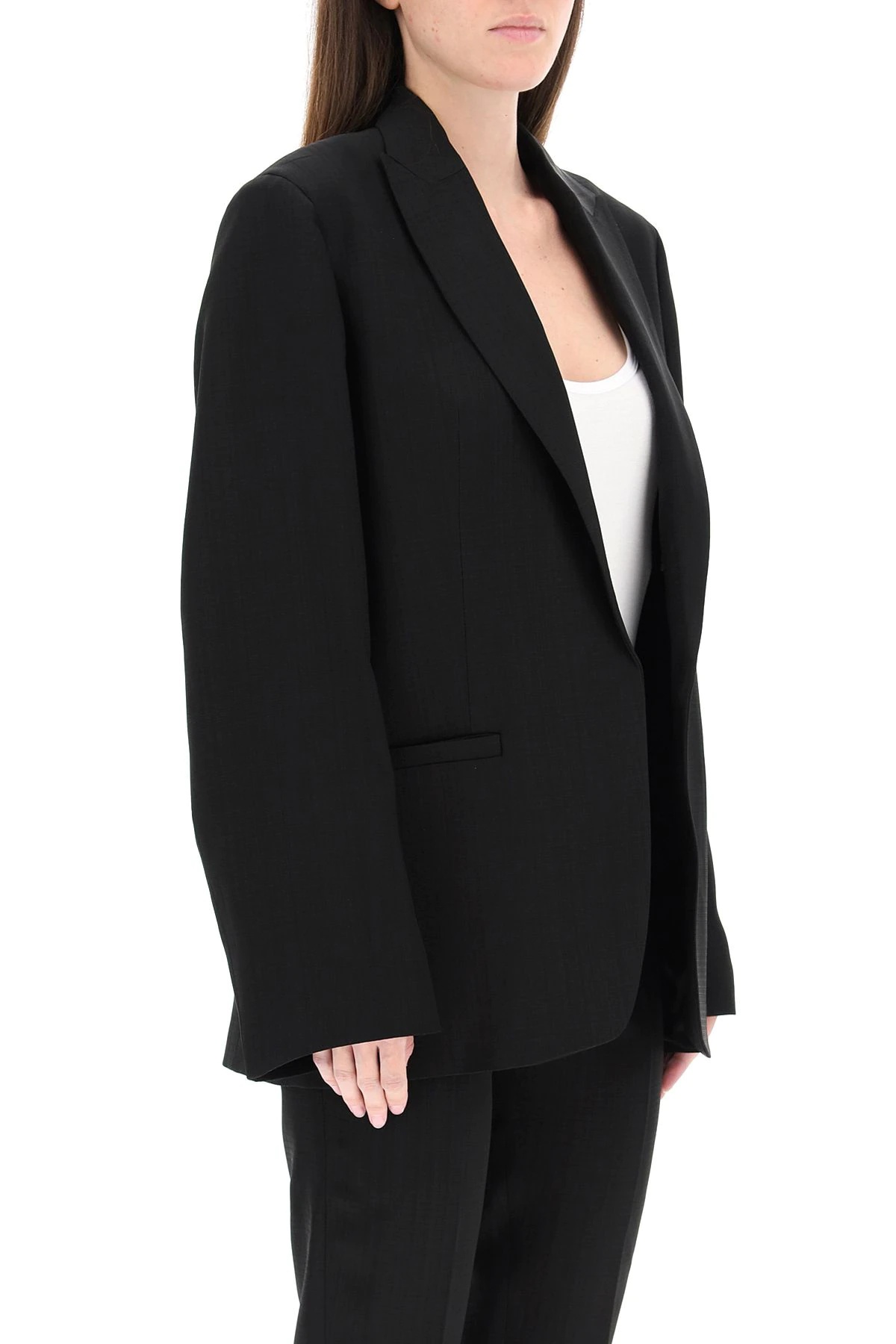 OVERSIZED VISCOSE BLAZER - 3