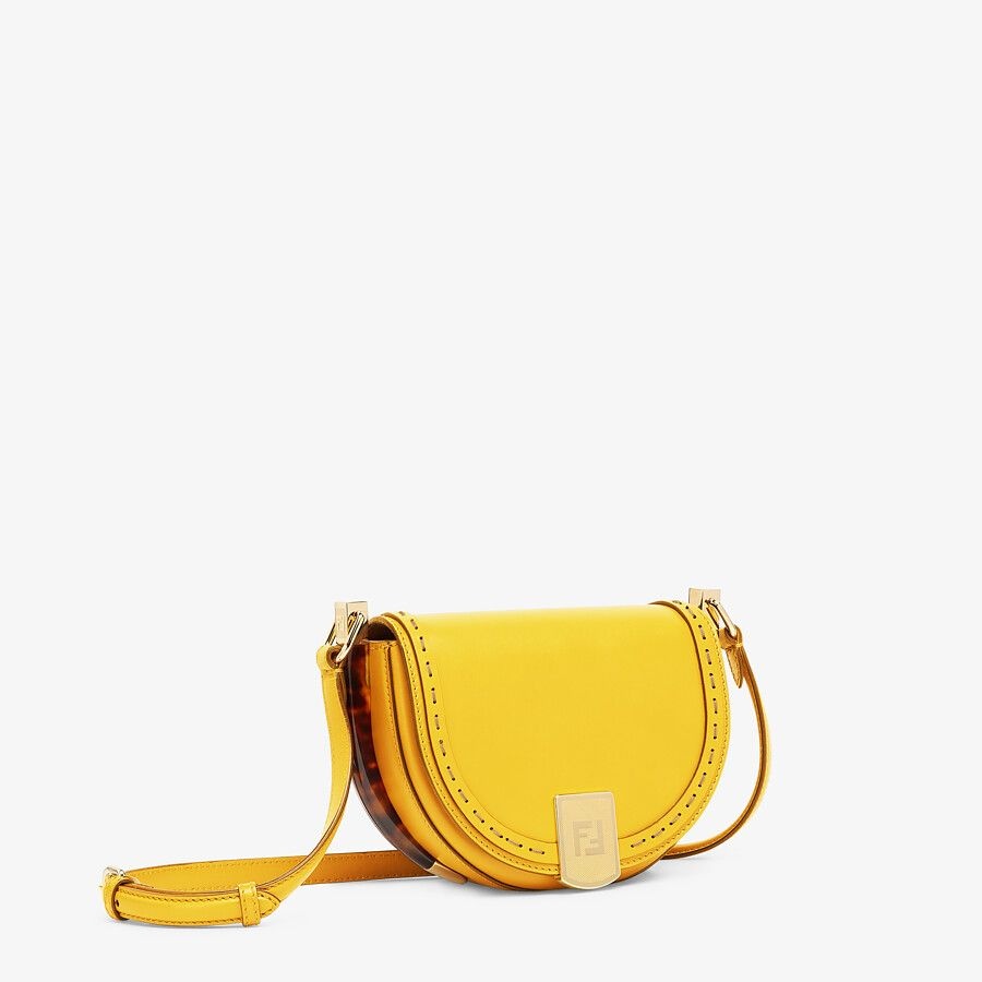 Yellow leather bag - 2