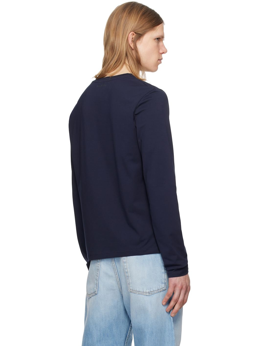 Navy Regular Fit Long Sleeve T-shirt - 3