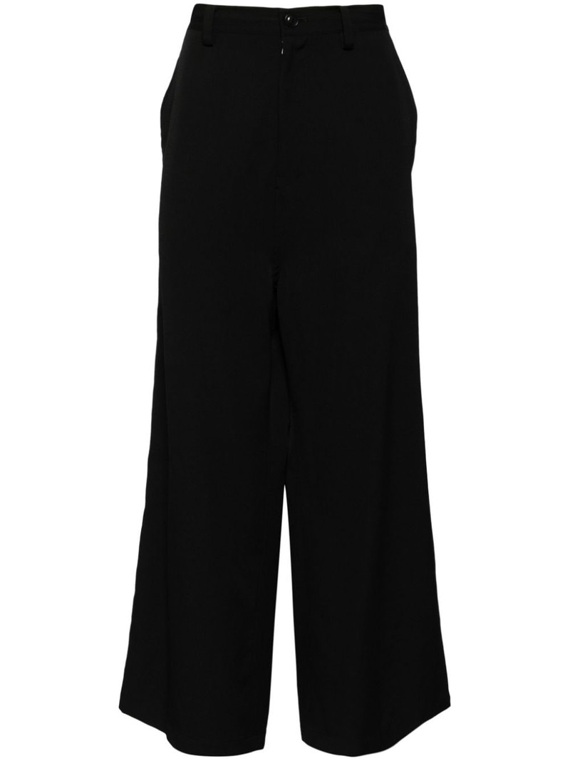wide-leg wool trousers 1