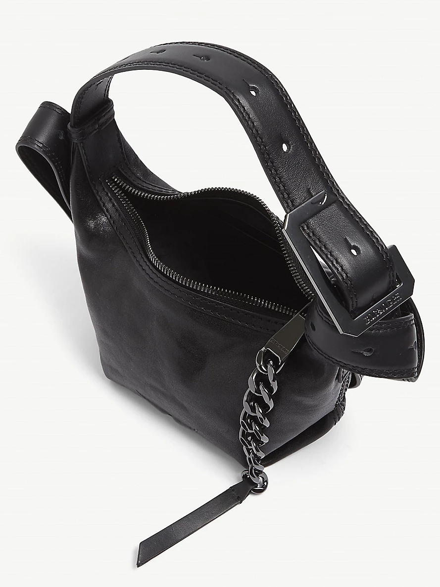 Le Celia XS leather shoulder bag - 4