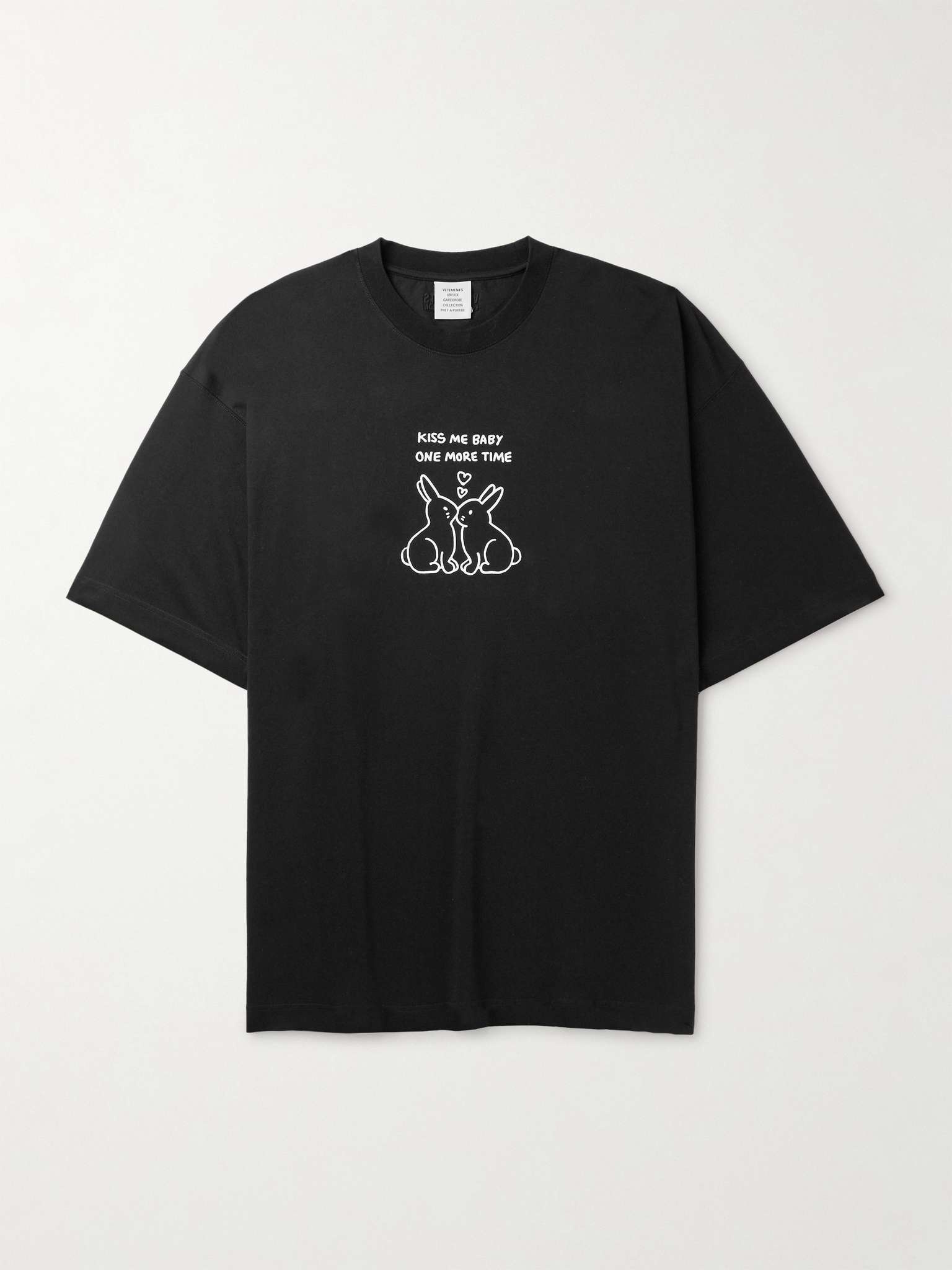 Kissing Bunnies Printed Cotton-Jersey T-Shirt - 1