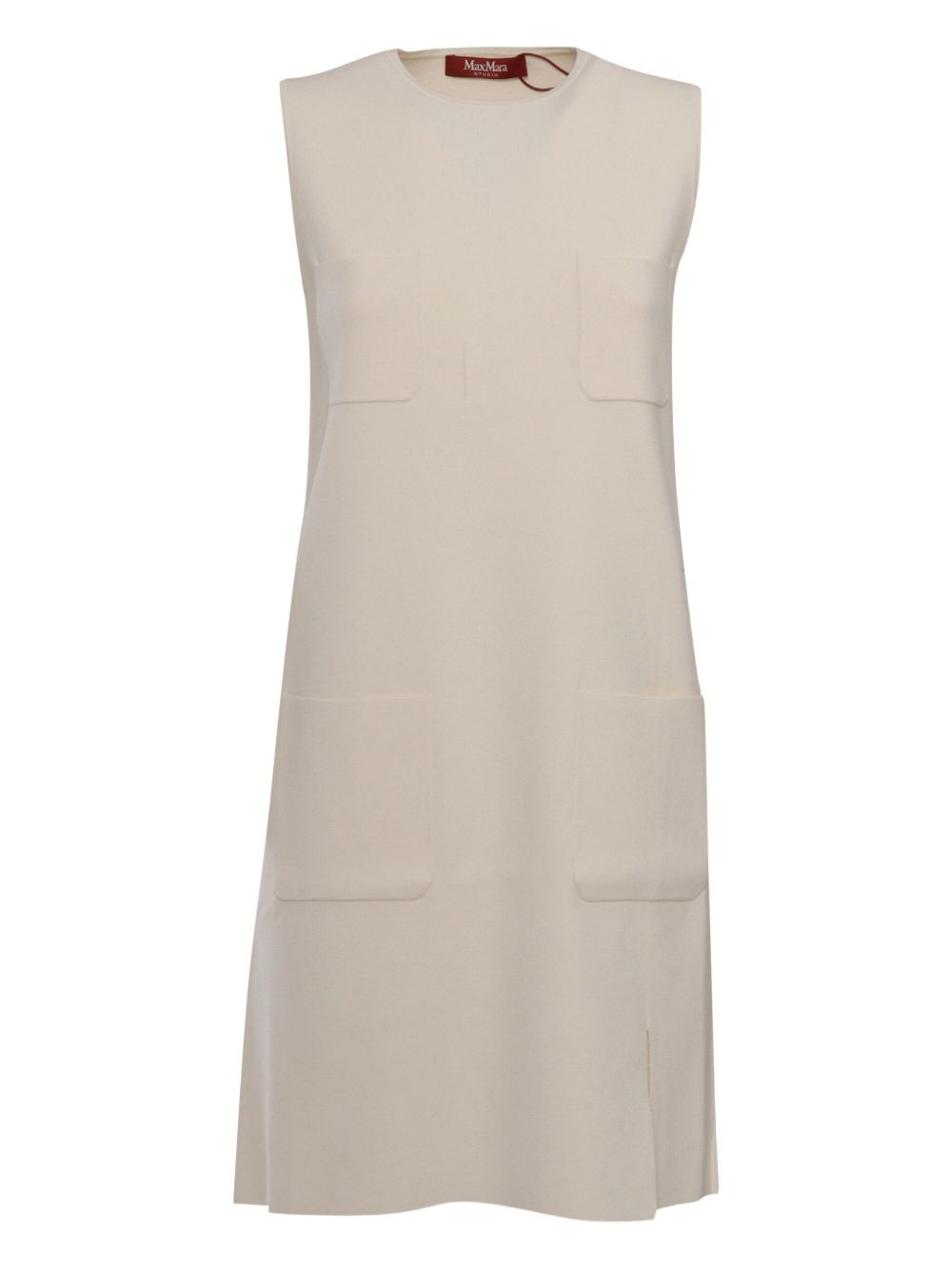 sleeveless mini dress - 1