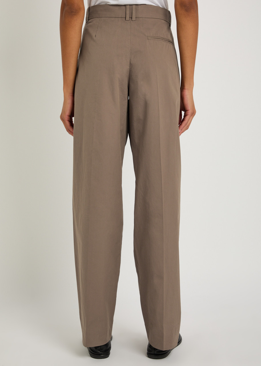 The Row Alfidis Pleated Cotton-poplin Trousers - 3