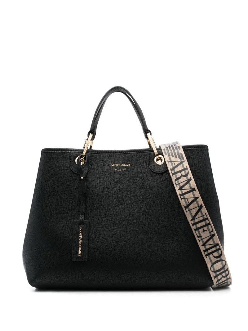 debossed-logo tote bag 1