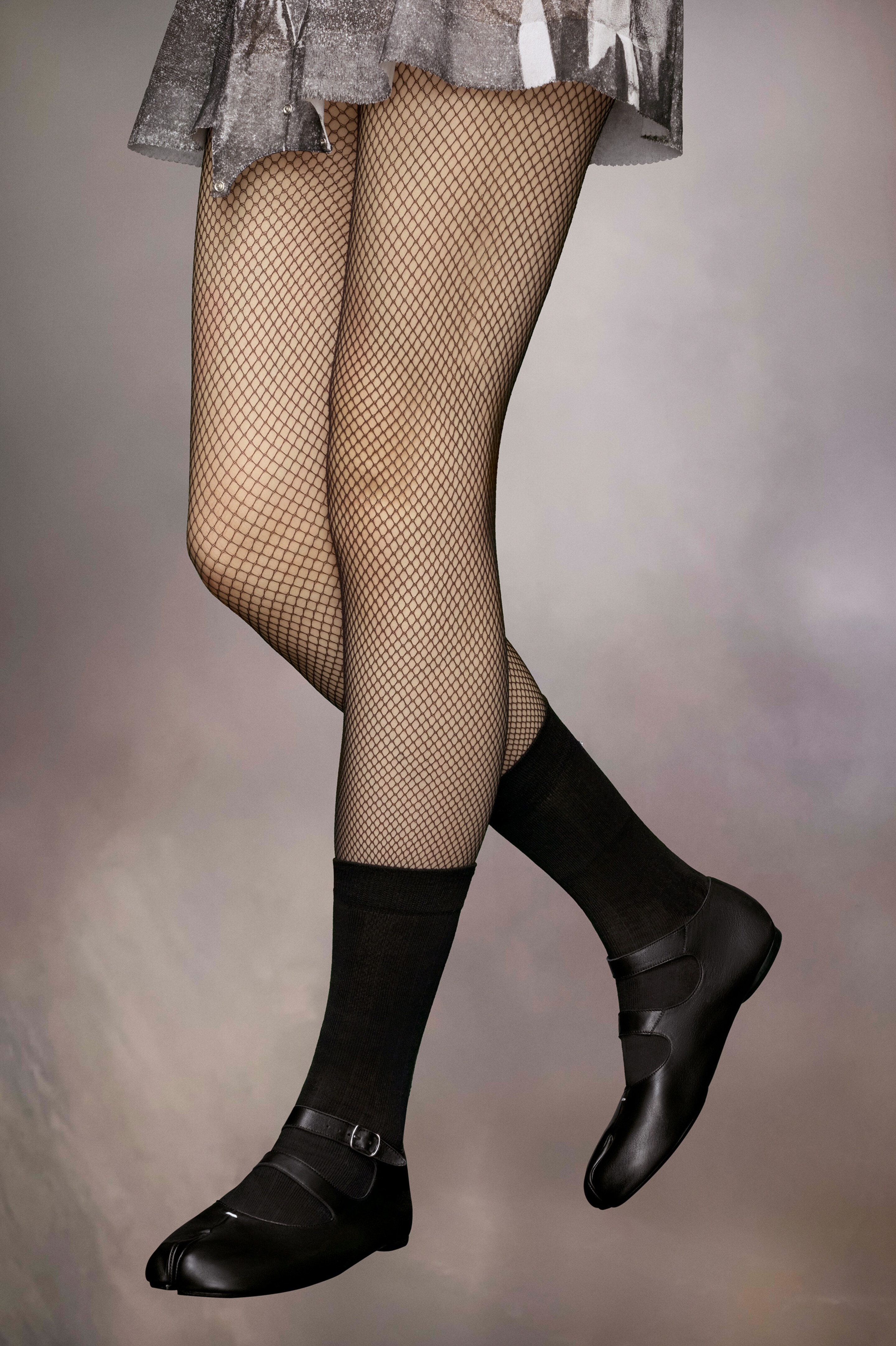 Tabi calfskin ballerinas - 6