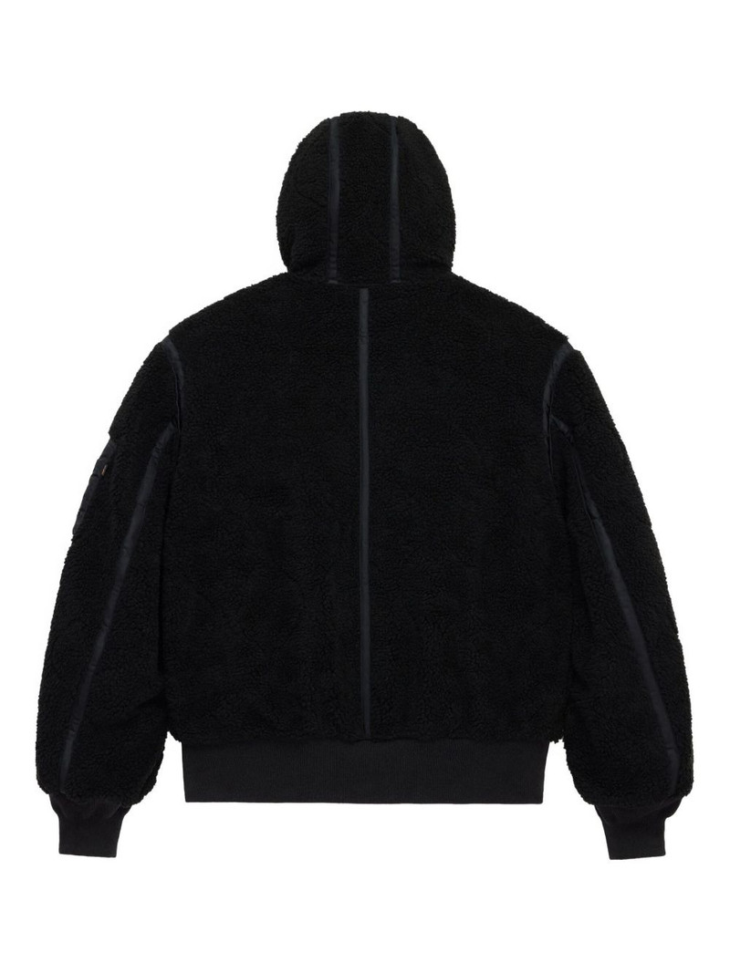 long-sleeve sherpa onion-quilted jacket 3
