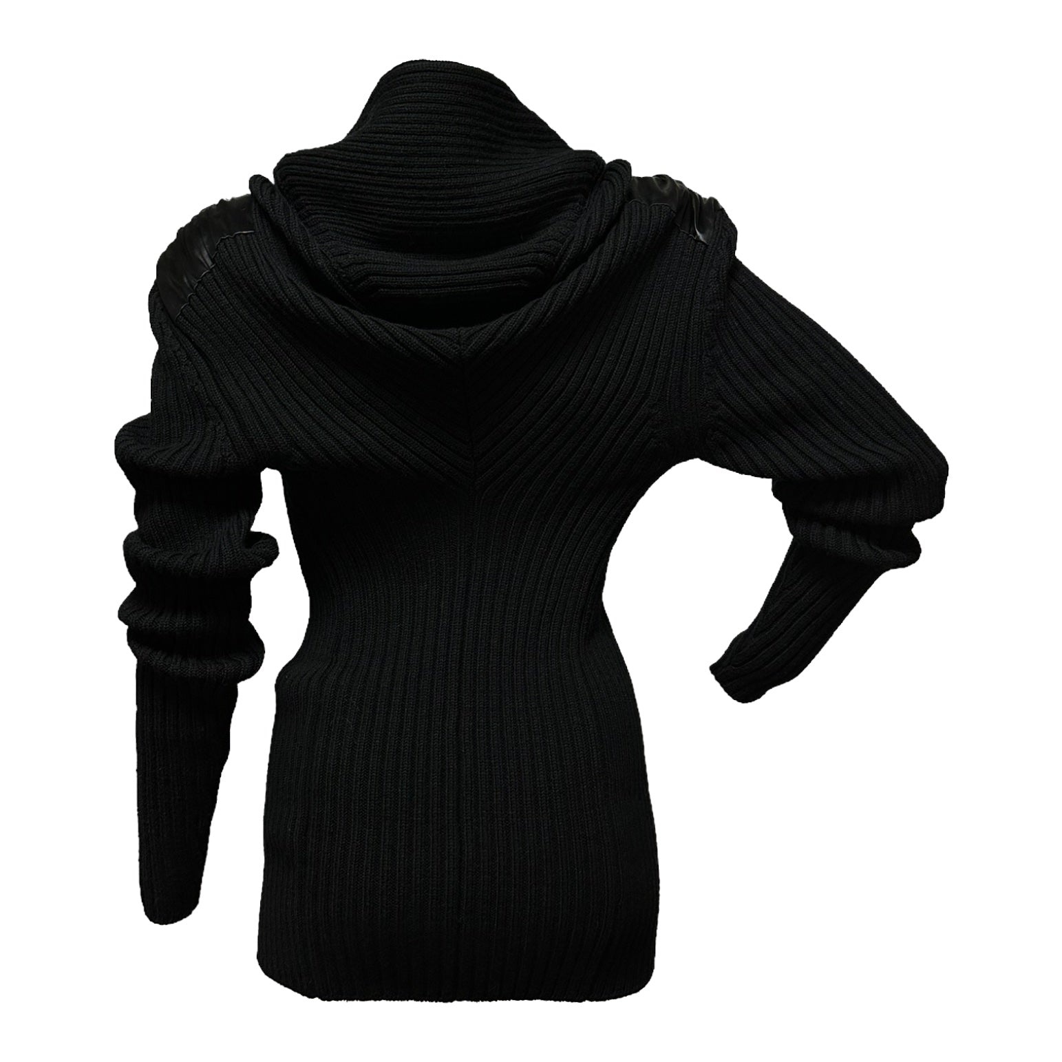 BOTTEGA VENETA Fall Winter 2019 Ribbed Buckle Detail Knit Sweater - 2