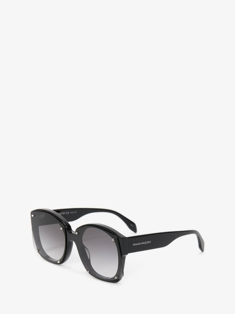 Studs Structure Sunglasses in Black/grey - 2