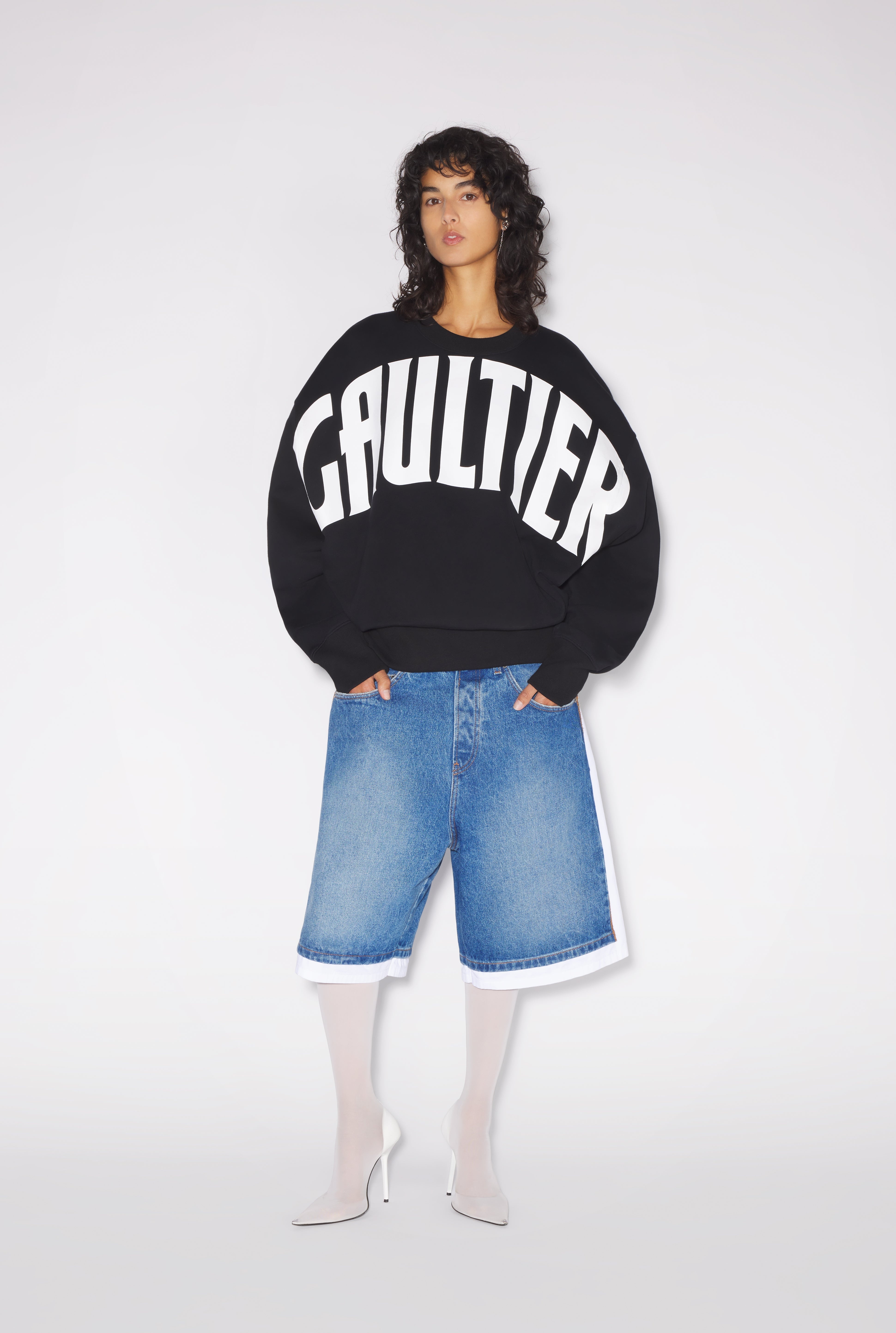 THE BLACK GAULTIER SWEATSHIRT - 1