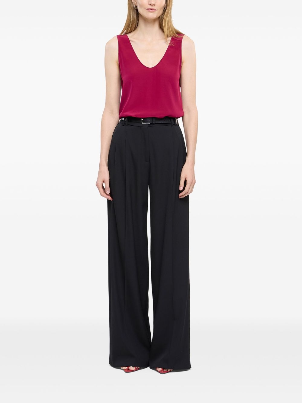 silk tank top - 2