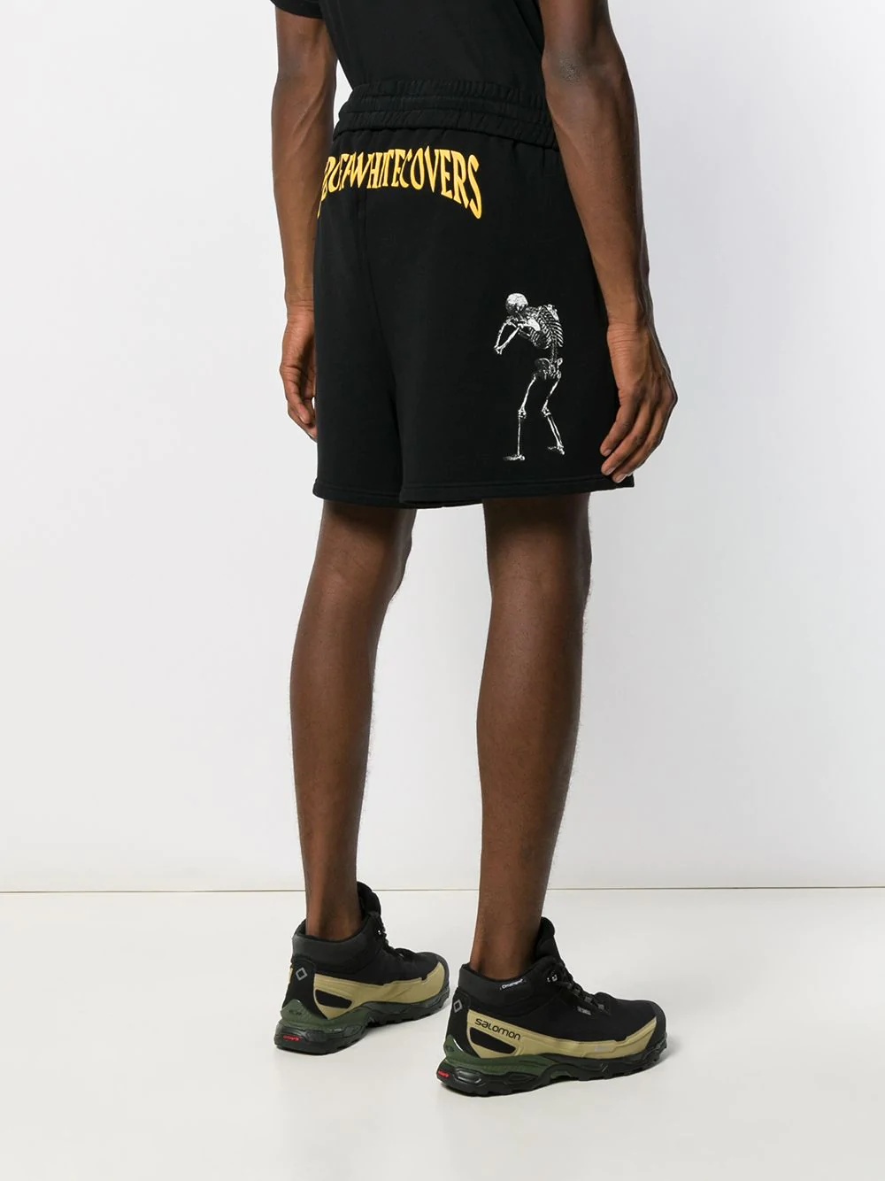 x Undercover Skeleton print track shorts - 4