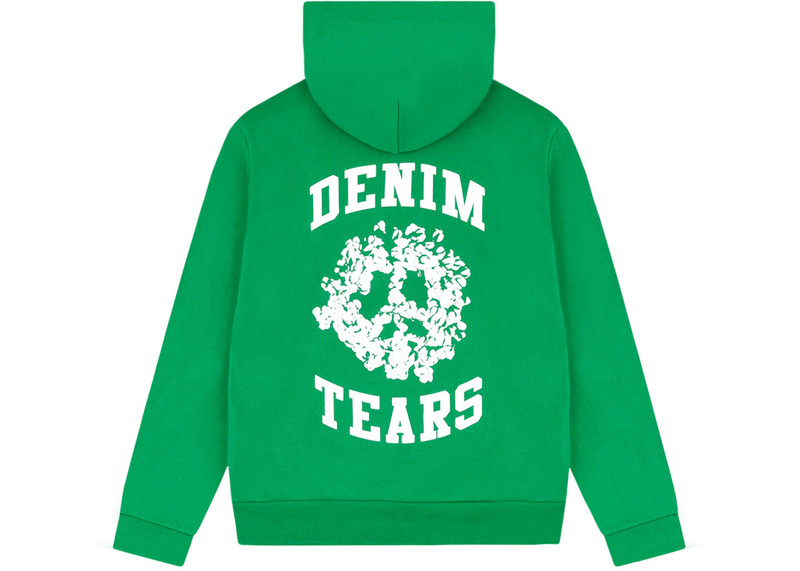 DENIM TEARS Denim Tears Denim University Zip Hoodie Green outlook