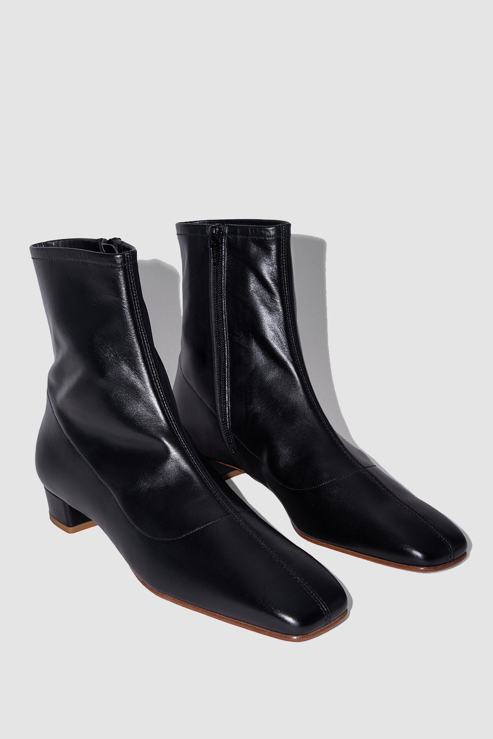 Este Black Leather Ankle Boot - 2