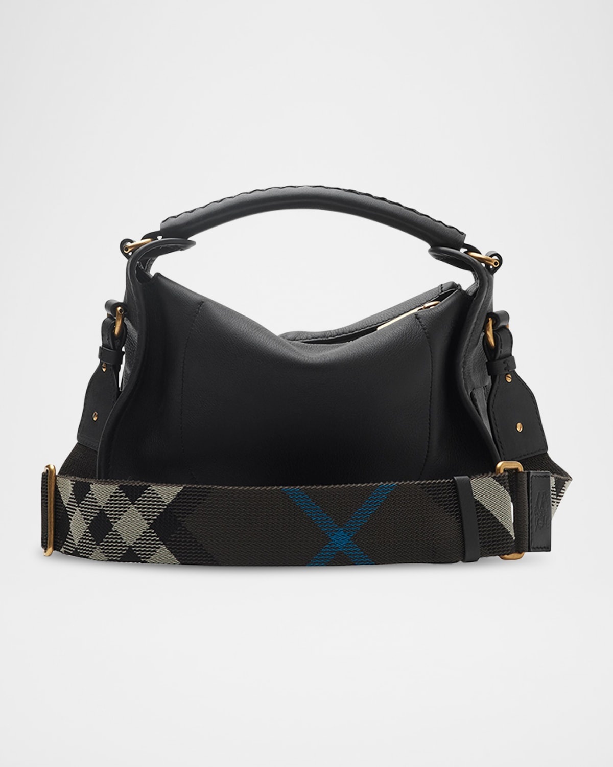 Small Clip Leather Messenger Bag - 2