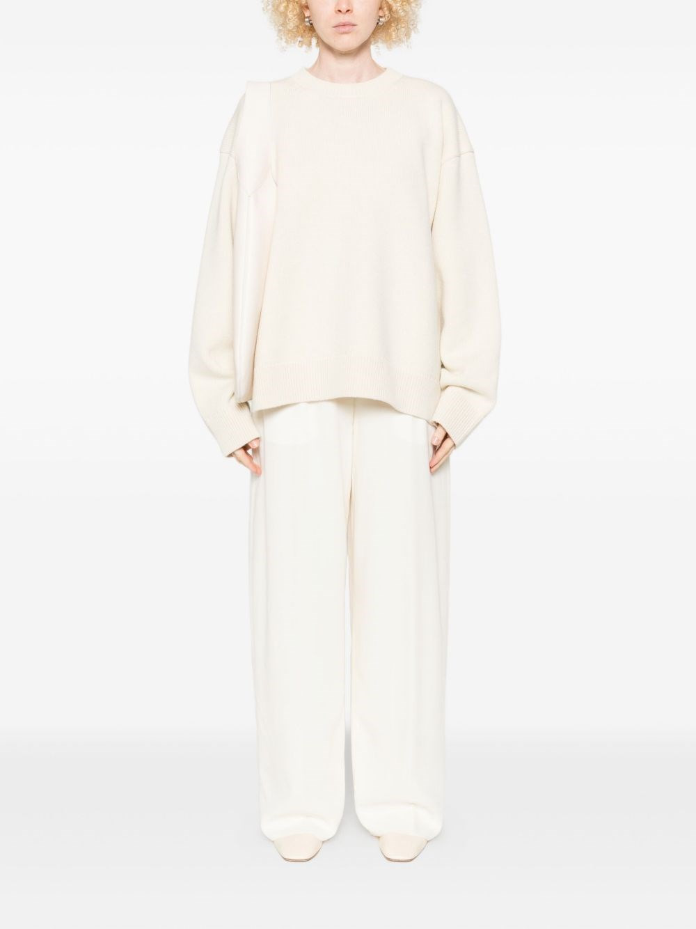 Wool blend fluid trousers - 2