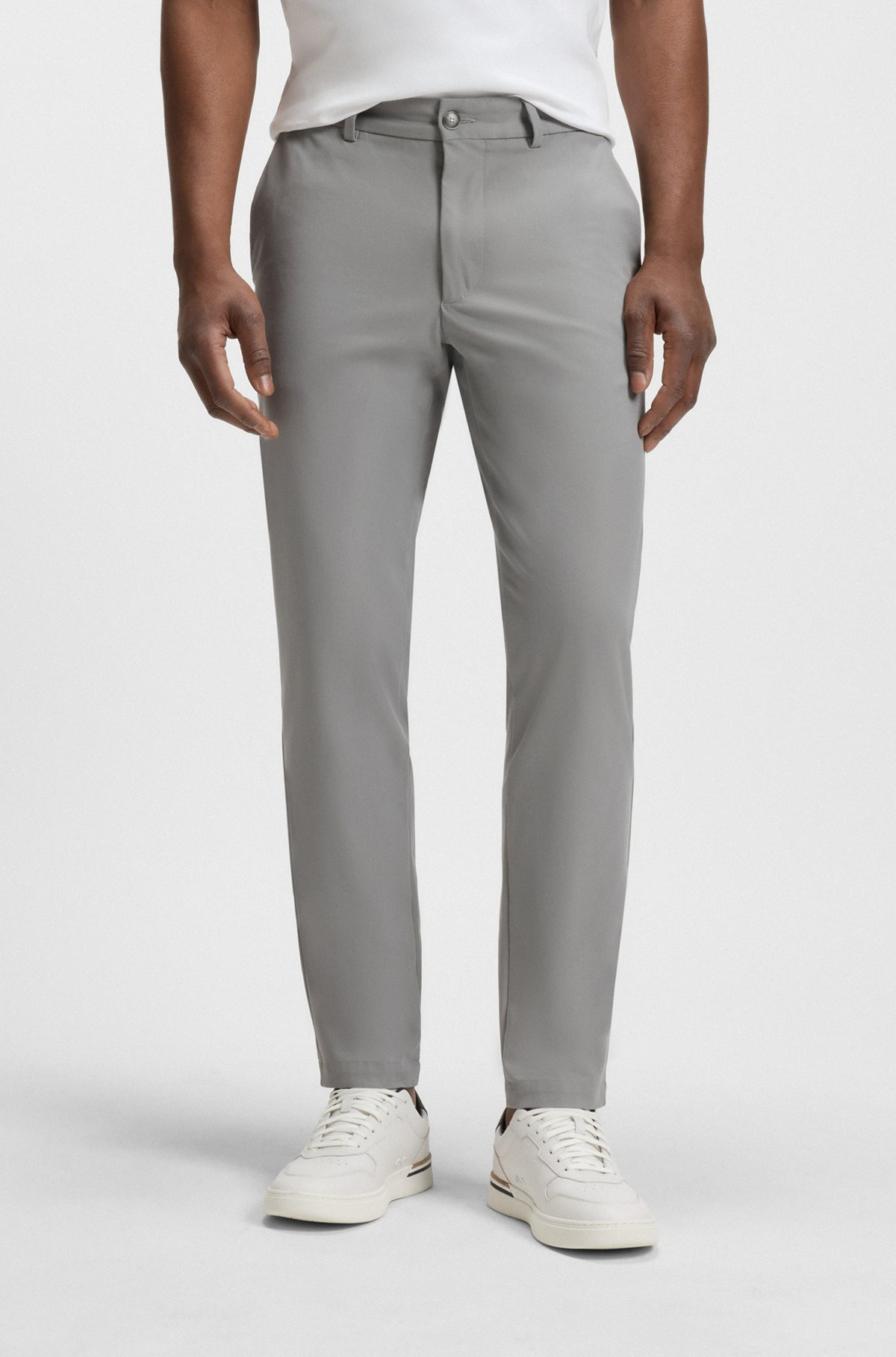 SLIM-FIT PANTS IN A STRETCH-COTTON - 2