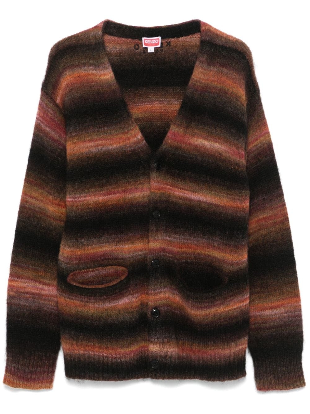 striped cardigan - 1
