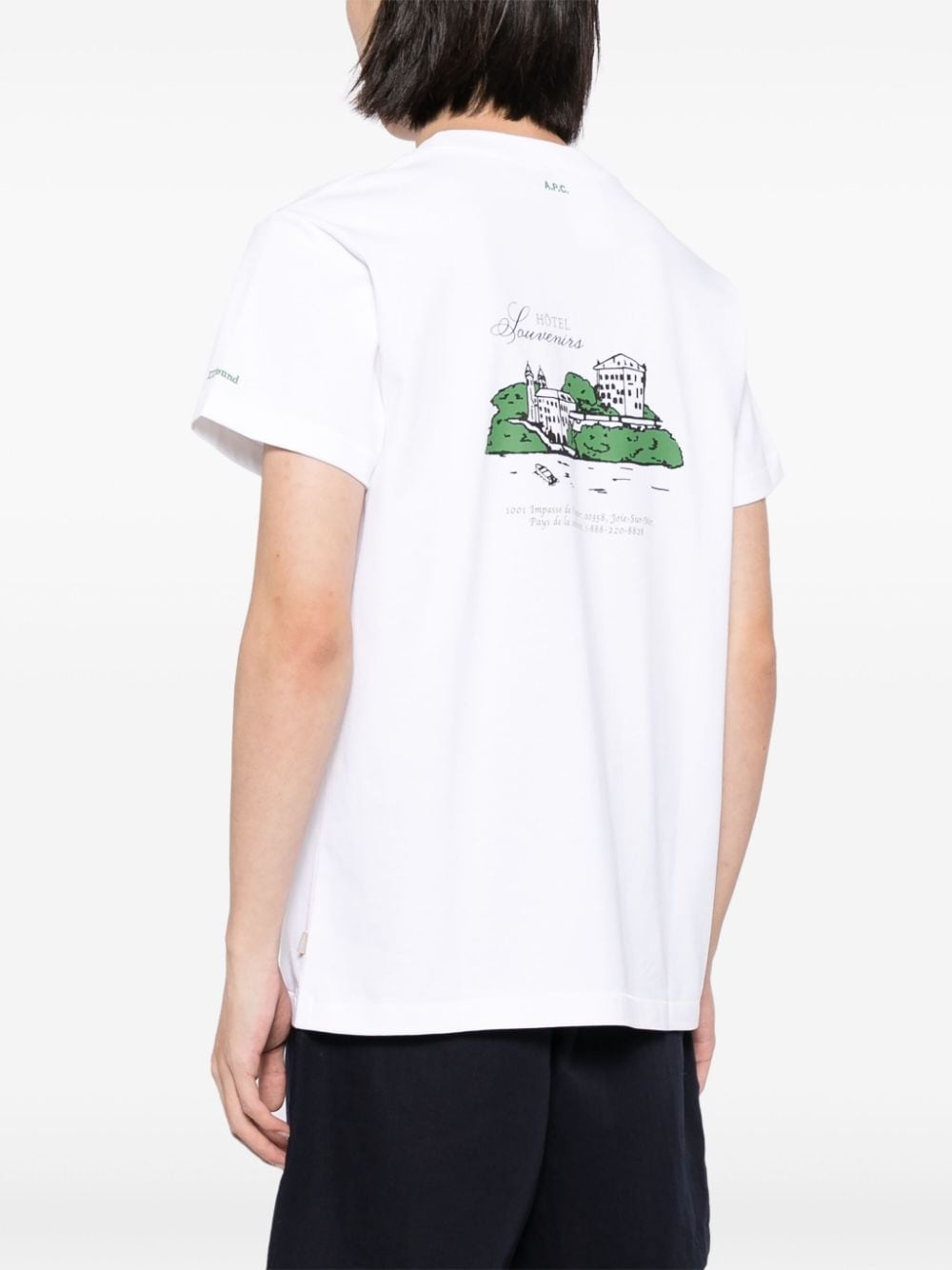 X JJJJound graphic-print cotton T-shirt - 4