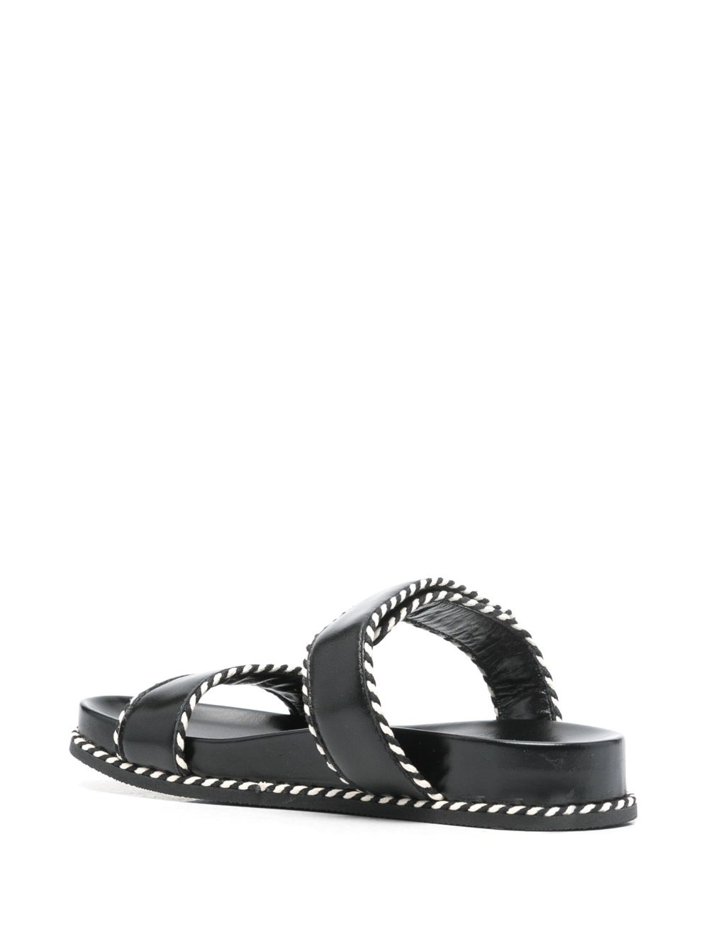 leather slides - 3