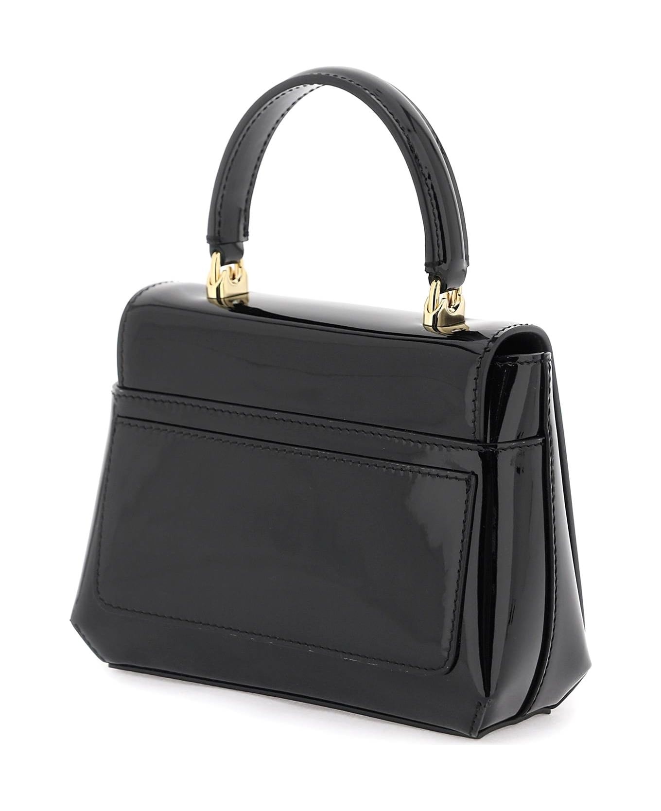 'dg' Patent Leather Handbag - 2