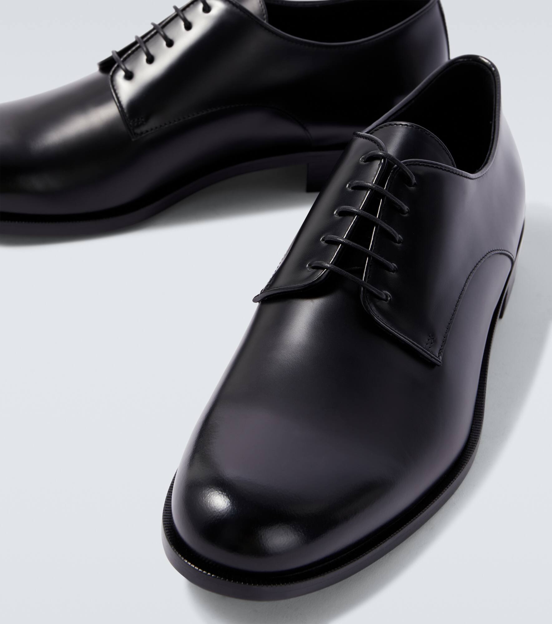 Leather Derby shoes - 3