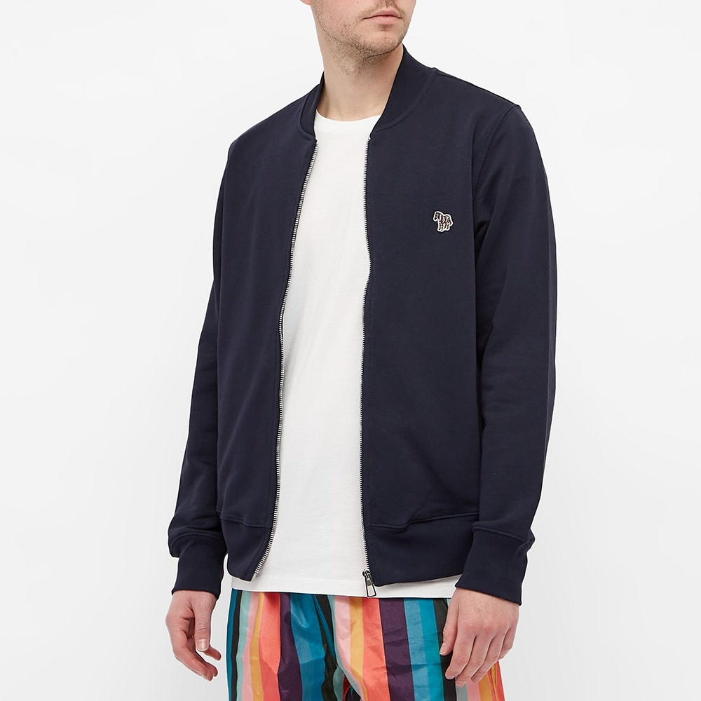 Paul Smith Zebra Zip Jersey Bomber - 6