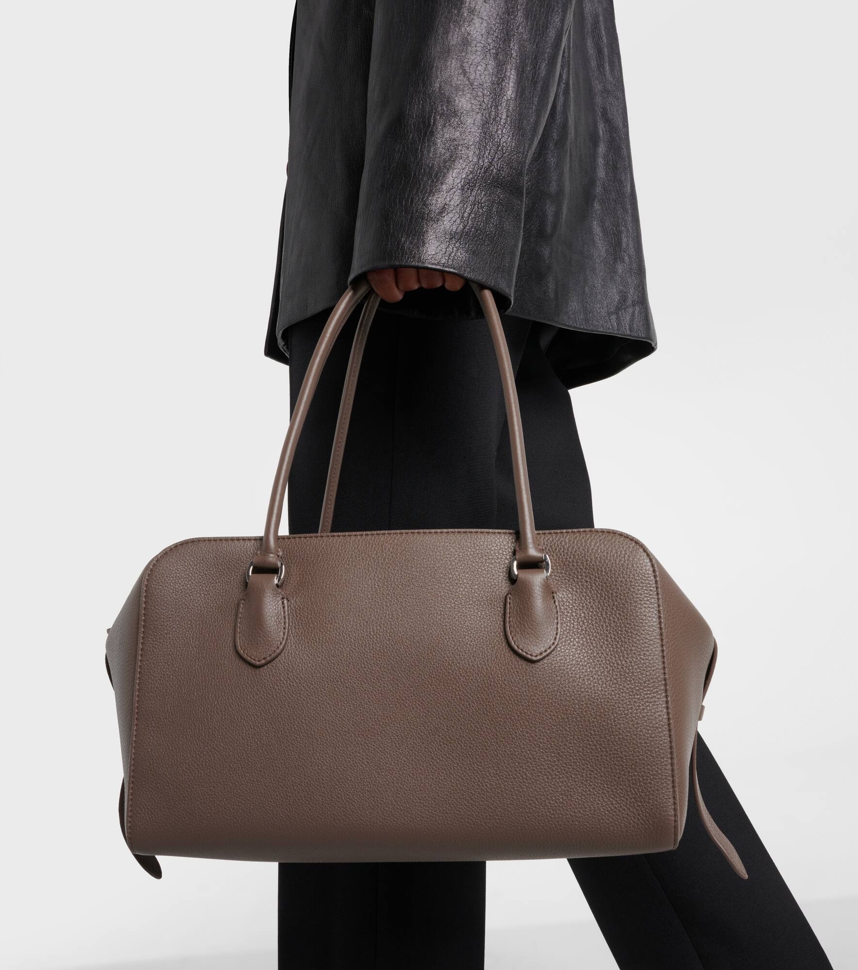 Bowling E/W leather duffel bag - 2