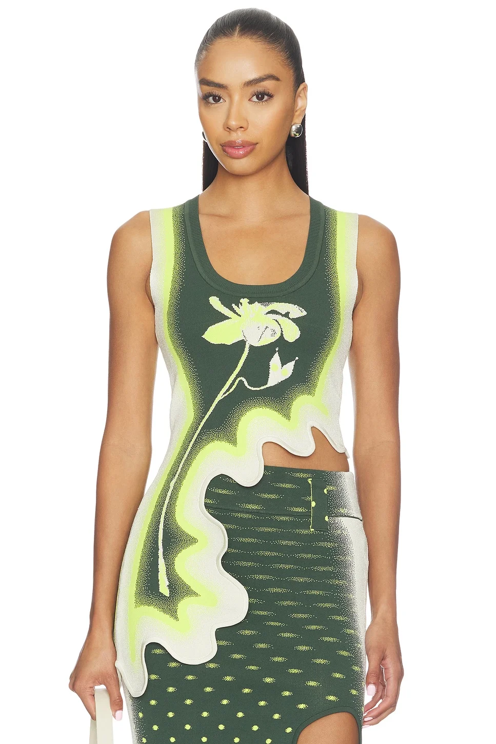 Kerry Wavy Tank Top - 1