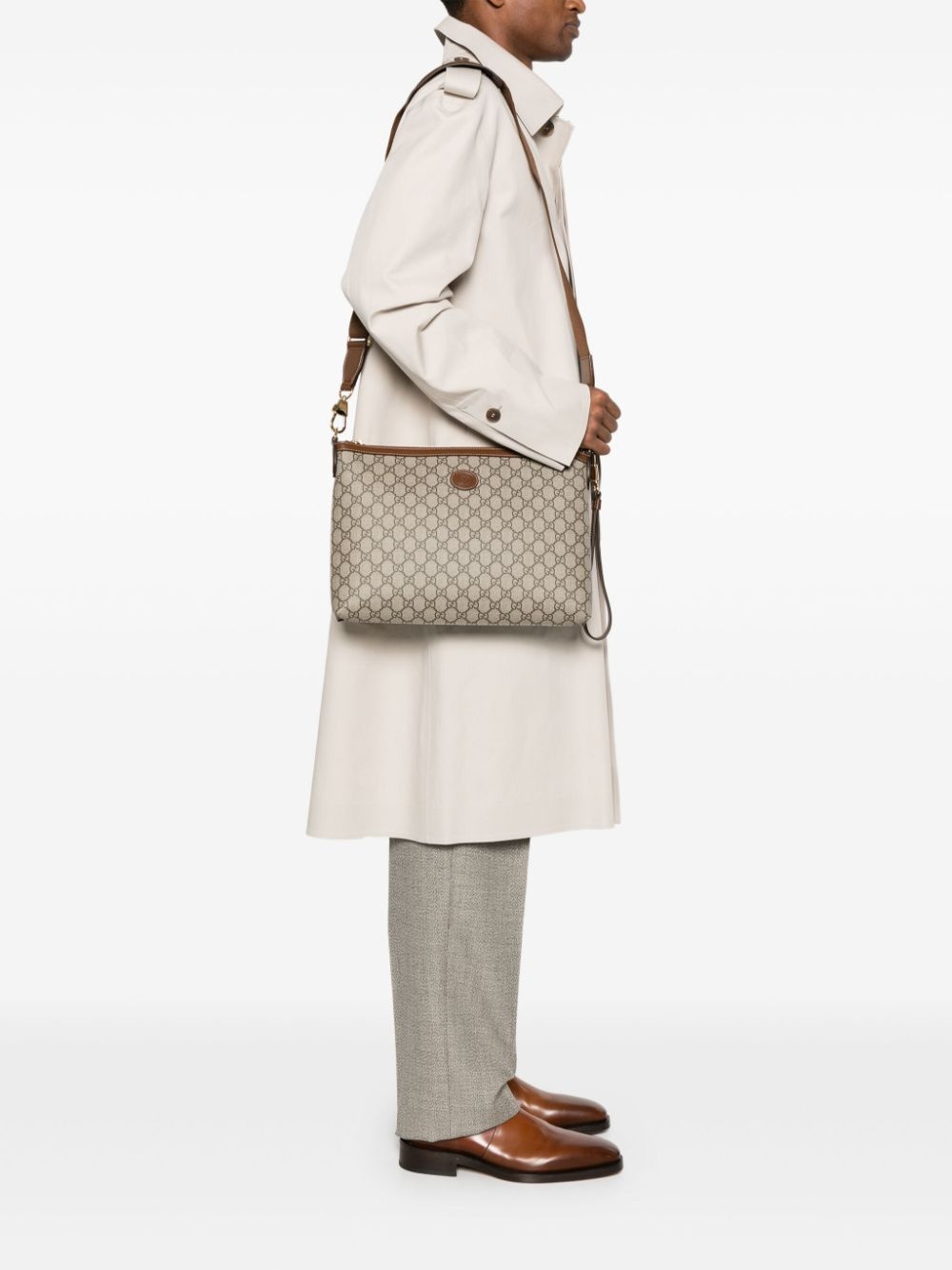 GG Supreme canvas shoulder bag - 2