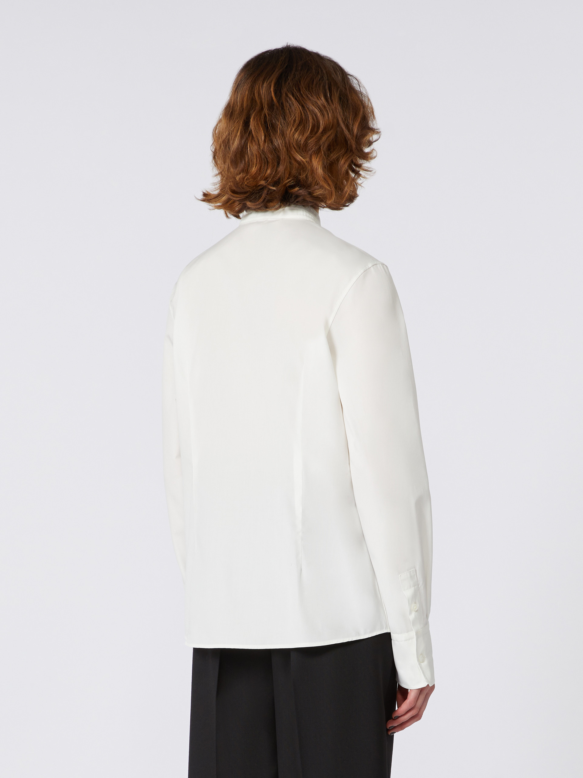 BUTTERFLY1234 Cotton poplin tuxedo shirt - 4