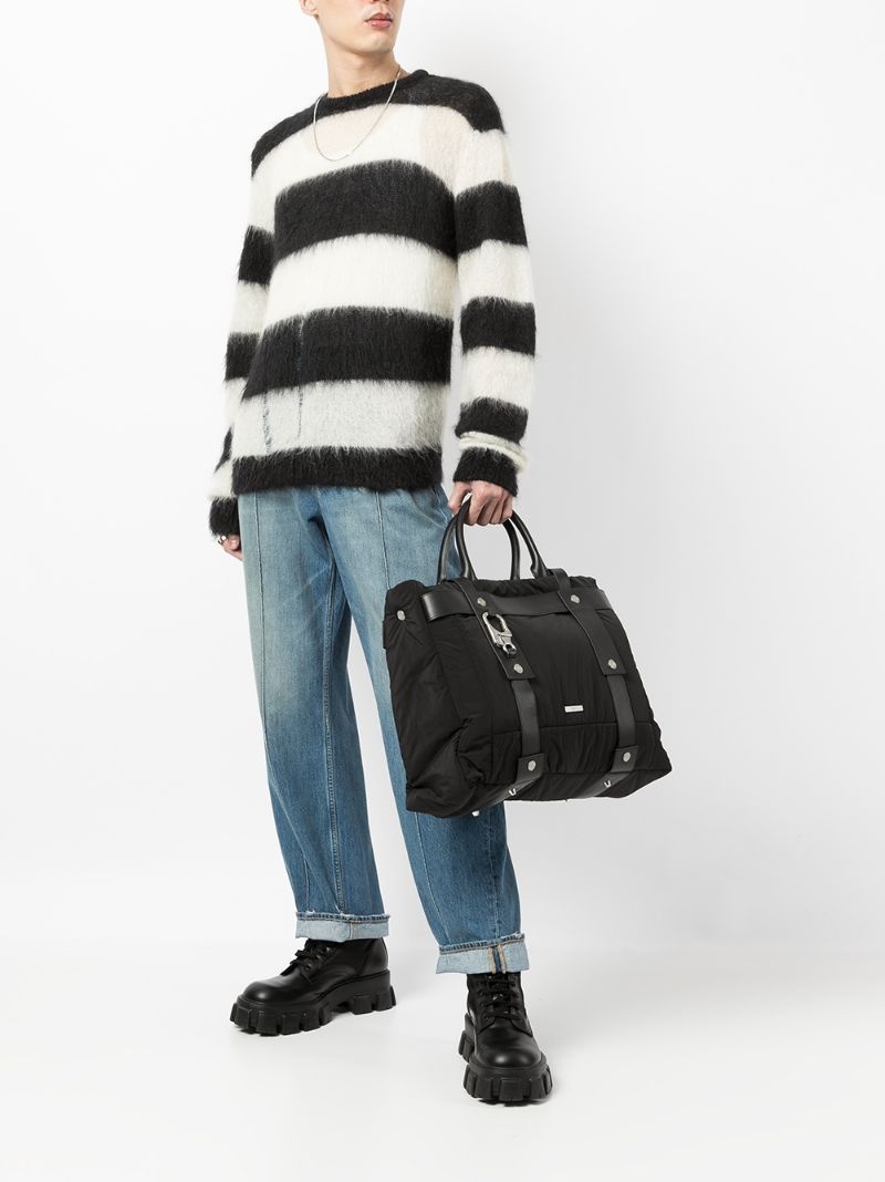 padded tote bag - 2