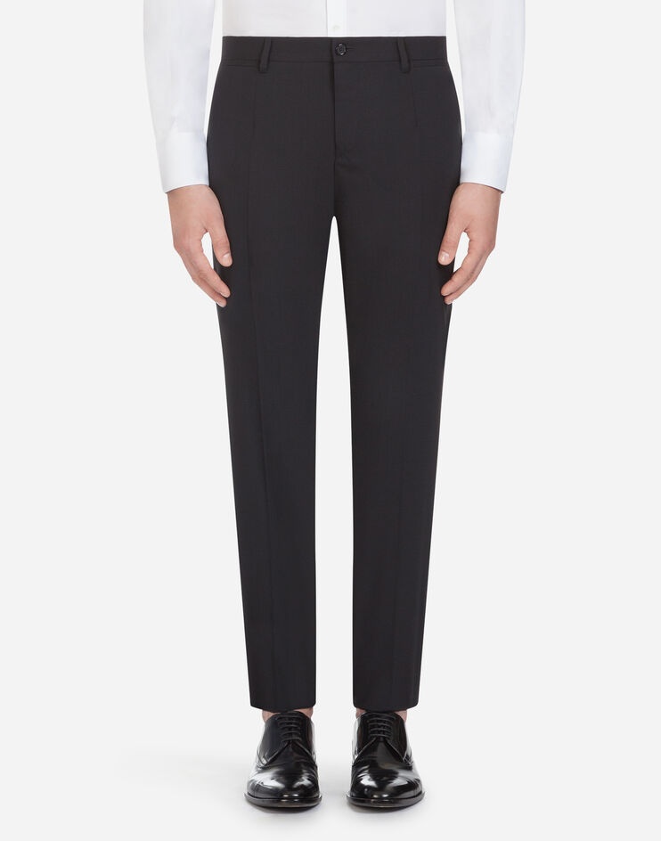 Trousers in stretch wool - 1