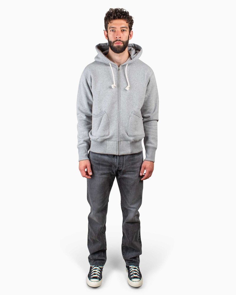 The Real McCoys The Real McCoy’s MC18115 12oz. Full Zip Parka Medium Grey outlook