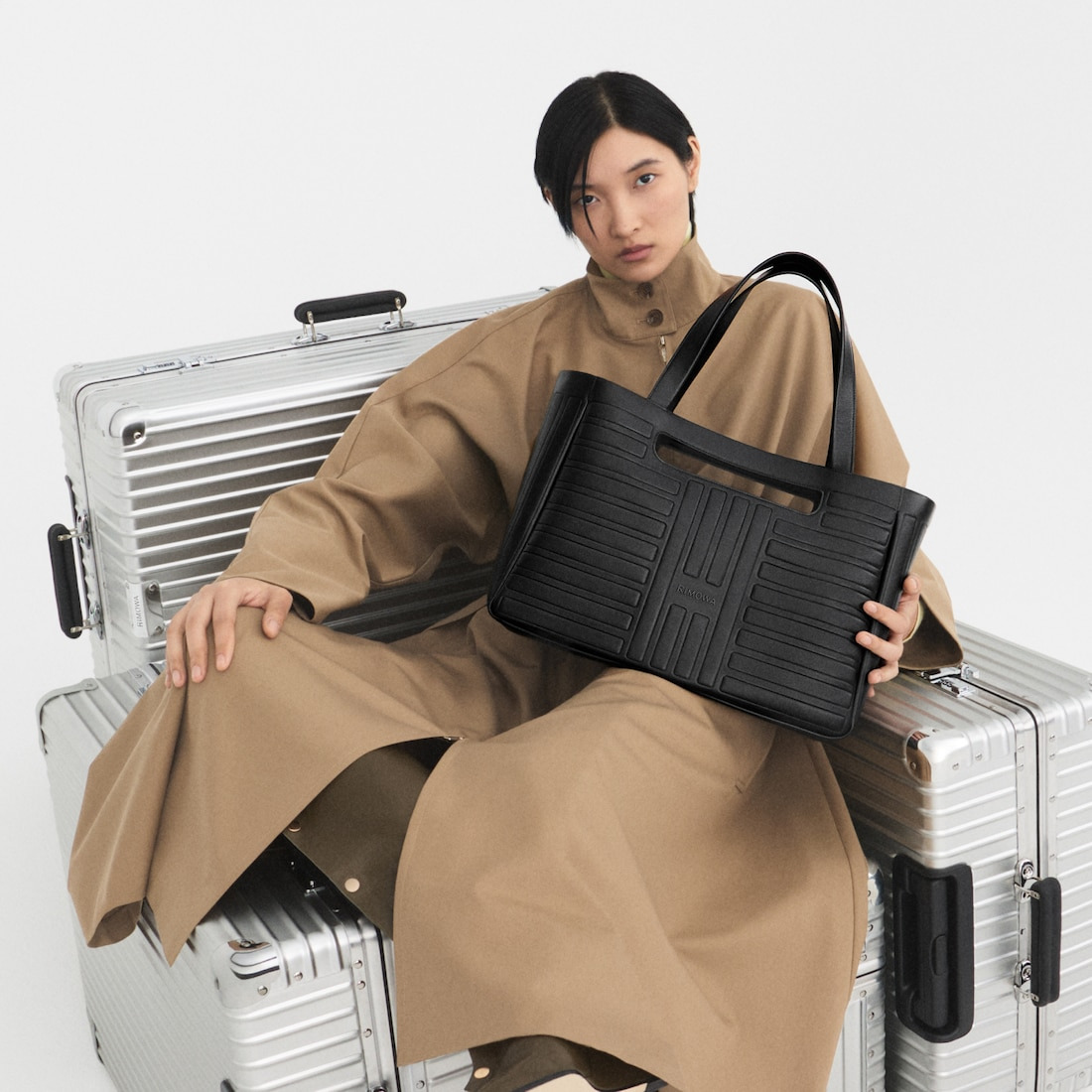 Groove - Leather Shopping Bag - 13