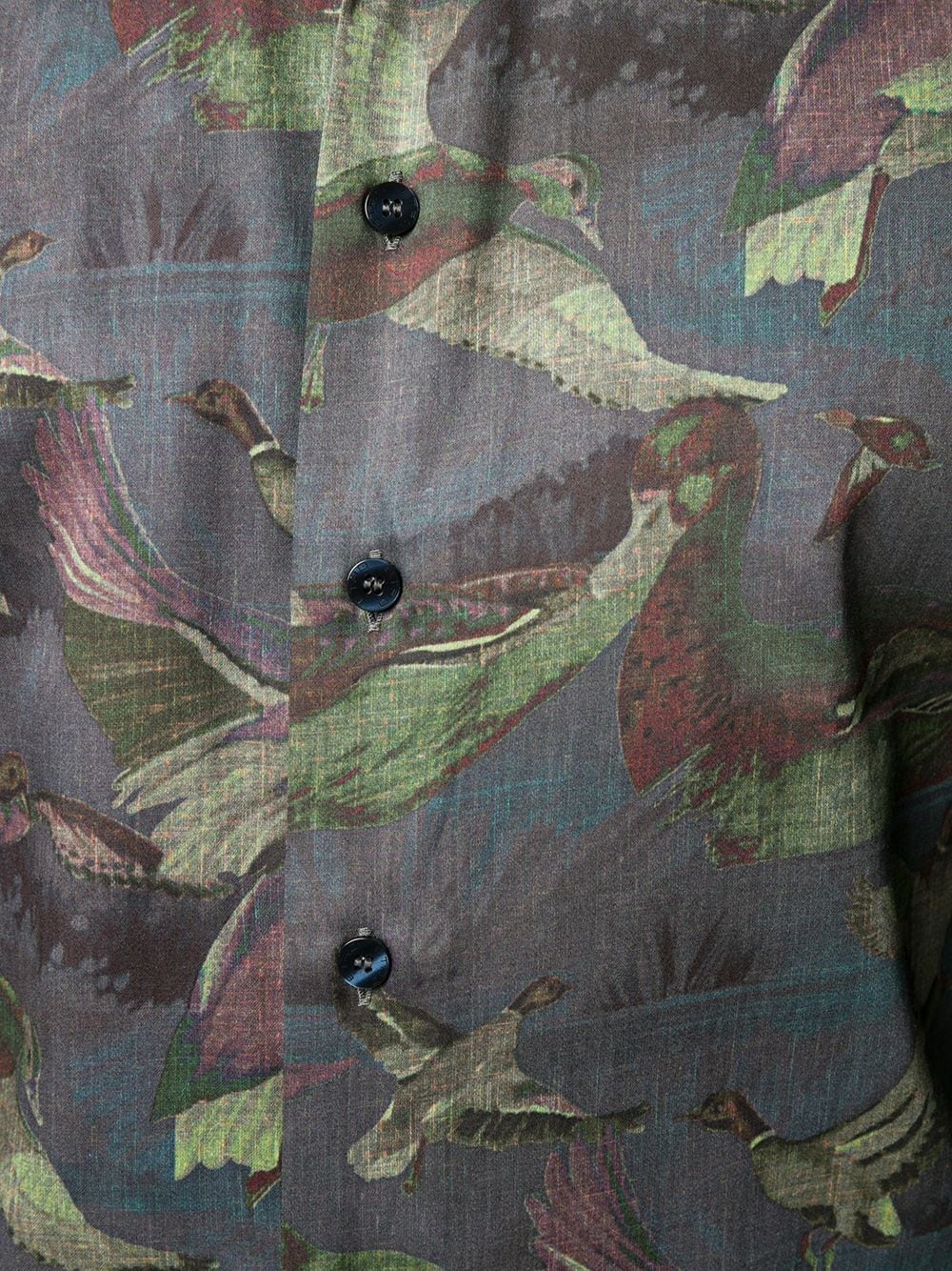 bird-print long-sleeve shirt - 5