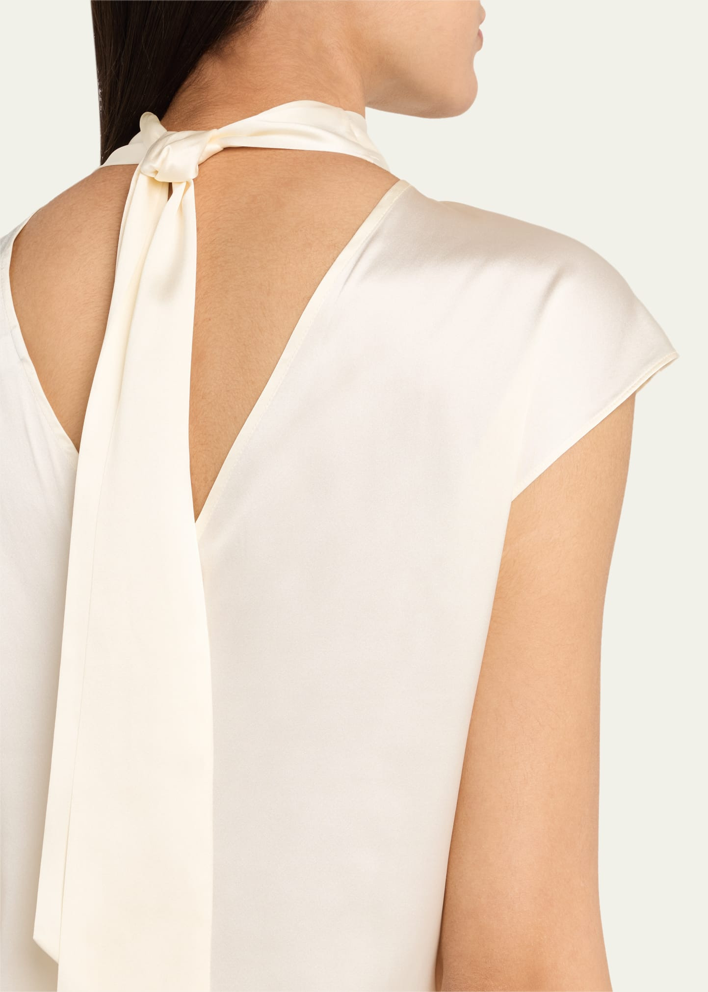 Leilany Draped Silk Top - 5