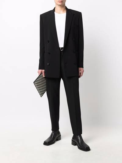 Balmain peak-lapels double-breasted blazer outlook